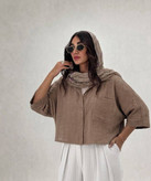 شومیز باکسی شانتون جودون زنانه