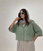 شومیز باکسی شانتون جودون زنانه