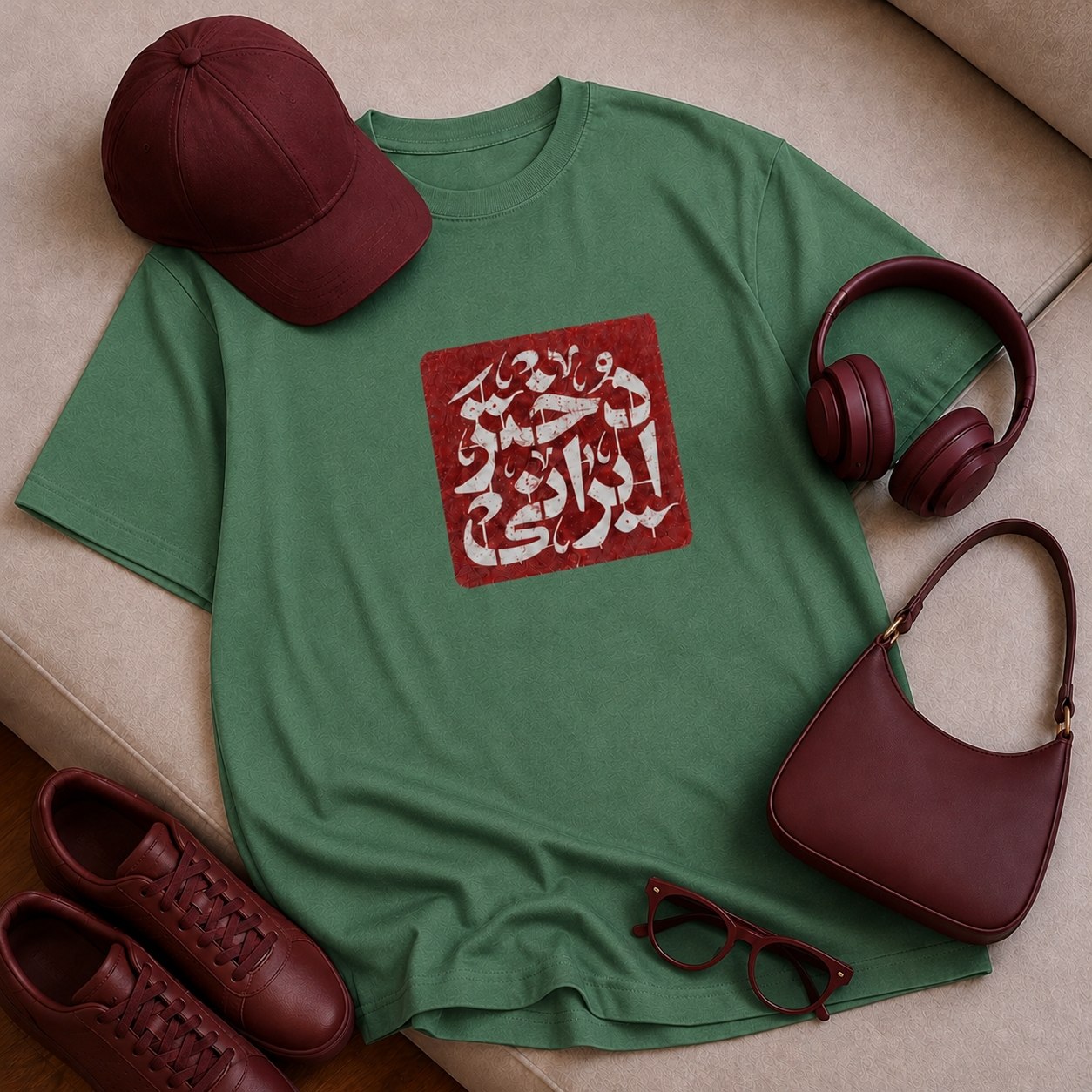 تیشرت باکسی زنانه و دخترانه طرح دختر ایرونی