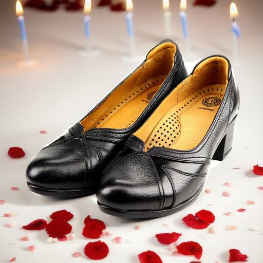 کفش چرم زنانه روشن مدل 4035 |بانک کفش