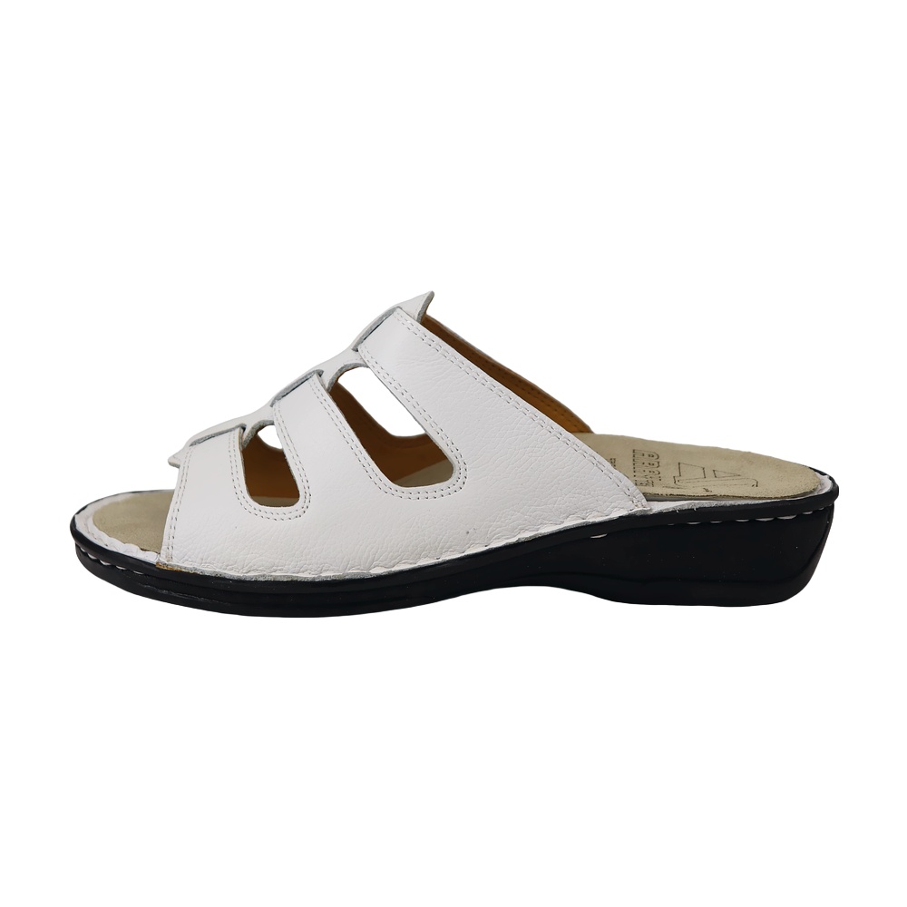 دمپایی چرم طبیعی زنانه آرای مدل سویل |بانک کفش