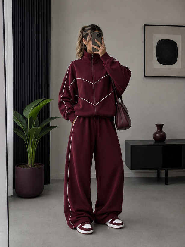ست بامبر و شلوار زنانه دخترانه دورس داخل کرک