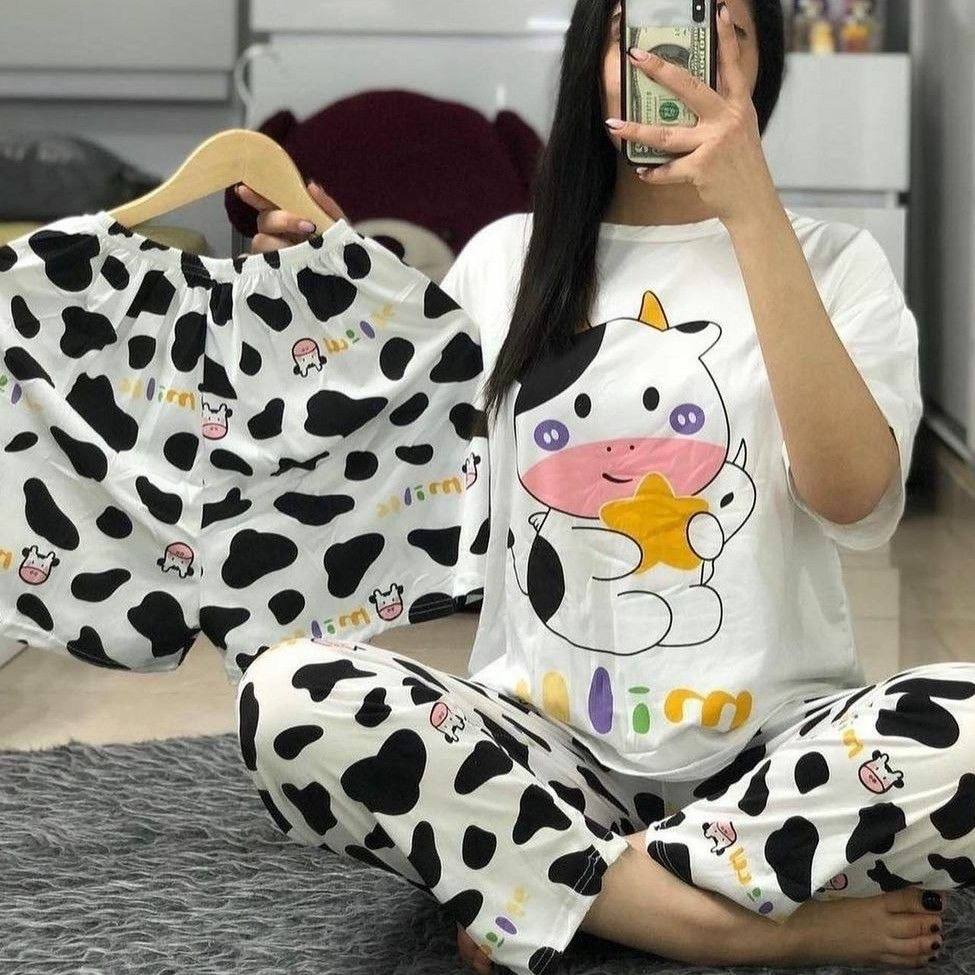 ست سه تیکه زنانه وارداتی راحتی