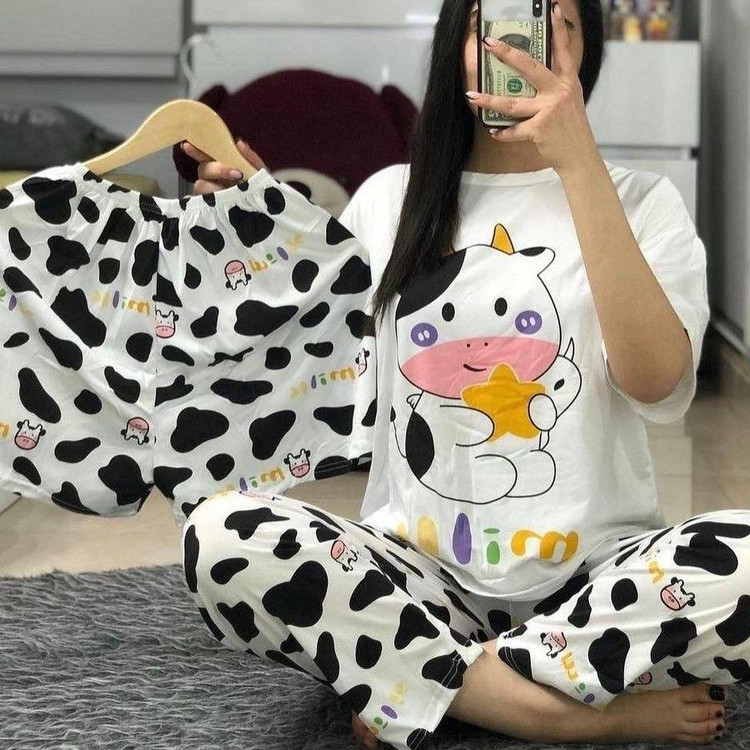 ست سه تیکه زنانه وارداتی راحتی