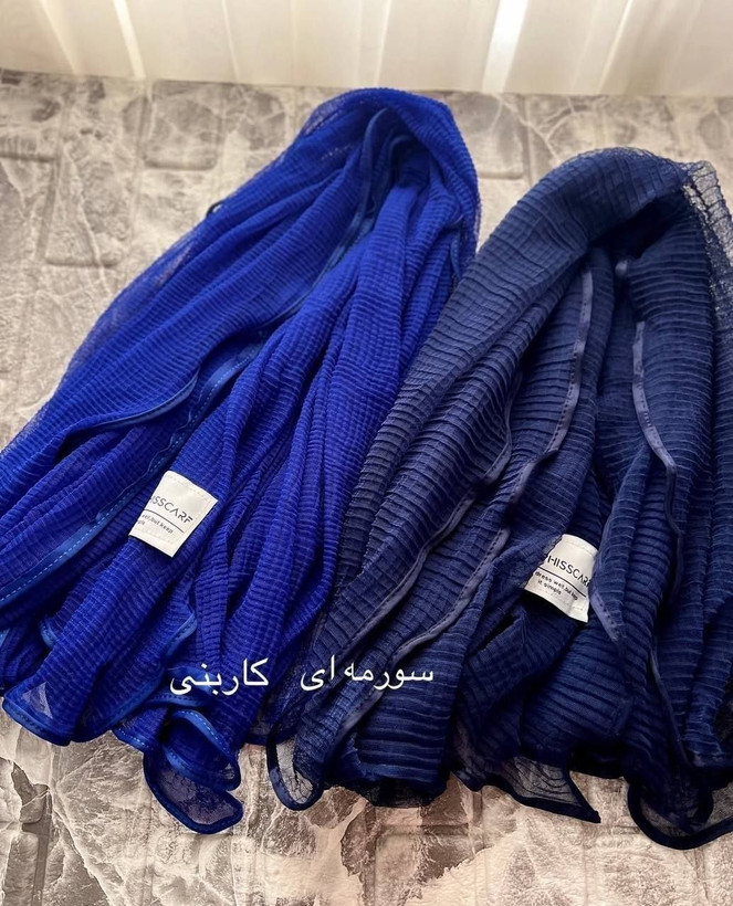 شال دورگان زنانه دخترانه نخی کنفی