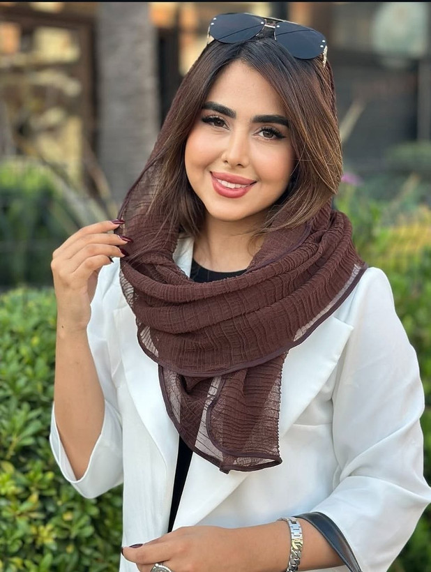 شال دورگان زنانه دخترانه نخی کنفی