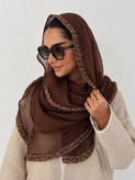شال دورگان پلنگی زنانه دخترانه