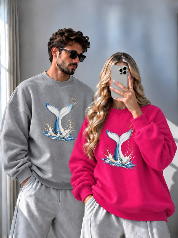 دورس تو کرکی یقه گرد طرح وال کاپلی زنانه مردانه